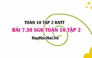 Bài 7.30 SGK Toán 10 tập 2 Kết nối tri thức